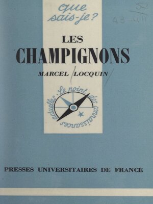 cover image of Les champignons